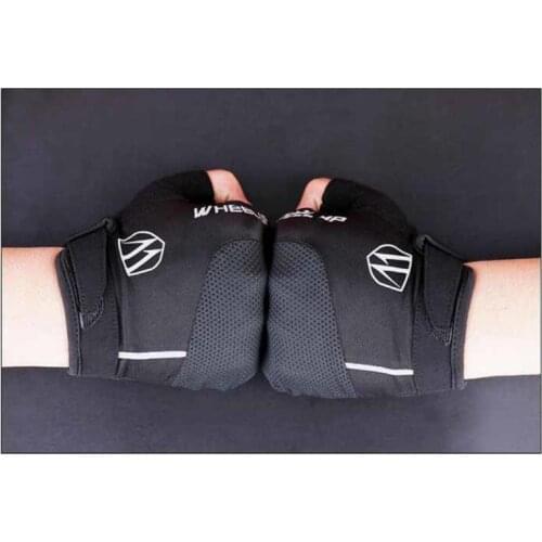Wheel Up Anti-seismic Wear-resisting Riding Gloves Fitness Gloves Half Finger Gloves Cotton Bike Bicycle Cycling Gloves Outdoor