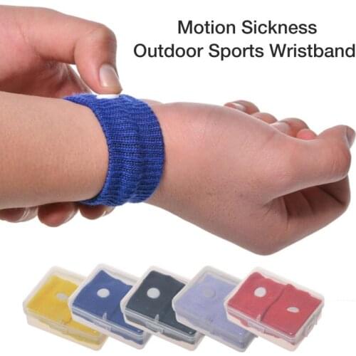 Adjustable Travel Reusable Wrist Band Anti Nausea Wristbands Sickness Car Motion Sea Sick Ship Plane 20