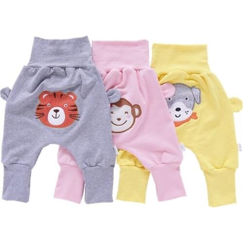 0-24 Month Baby Boy PP Pants Spring High Waist Trousers Infant Baby Autumn Pp Pants Animal Print Bottoms For Sport Baby