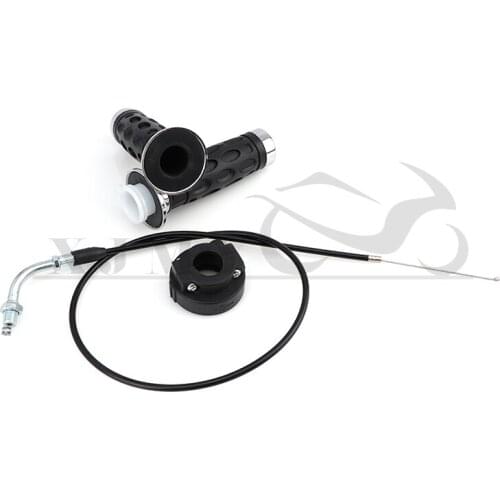 Universal 22mm 7/8" with throttle cable acceleration hand grip 110-250cc off-road motorcycle ATV grip throttle turn