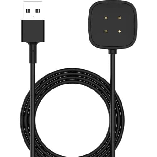Charger Dock For Fitbit Sense/Versa 3, USB Charging Cable Replacement Stand Base Station Accessories With USB Cable 3.3FT