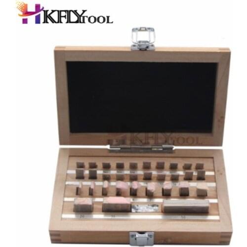 1.005-50mm Block Gauge 32Pcs/Set 1 grade 0 grade Inpsection Block gauge set Measurement Caliper Tool Set