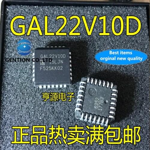 10Pcs GAL22V10D-15LJN GAL22V10D-15LJ GAL22V10D PLCC28 in stock 100% new and original