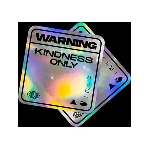 100pcs Customized Holographic Sticker Personalized Silver Laser Logo Wedding Stickers Favors Boxes Labels Lipstick Label