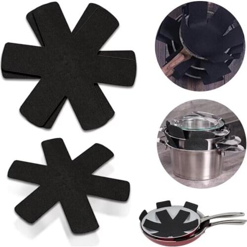 3Pcs Pot Pan Protectors Non-woven Fabrics Prevent Pads Pot Protect Scratching Divider Cookware Kitchen Accessories Table Mat