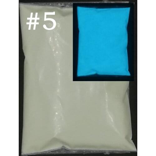 500g #5 Sky Blue luminescent powder phosphor Pigment for DIY Decoration Paint Print Nail Art Glowing in Dark Powder Dust