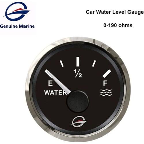 Stainles Steel Car Water Level Gauge Car Water Tank Level Gauge Indicator 190ohm for Auto Truck Car Meter