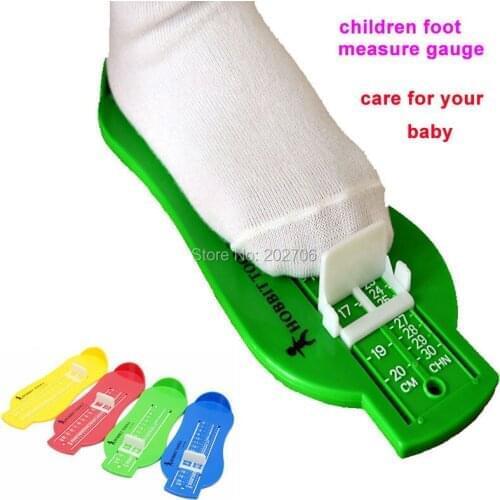 20cm Children foot measure gauge Toddler Baby Foot Foot measurement shoes measure tool shoes caculator 1pair/lot