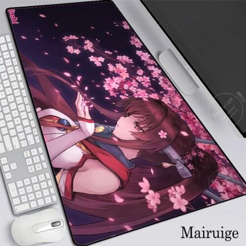Best Seller Anime Mouse Pad Gamers Cute Sexy Girl XXL Mouse Mat 90x40cm Rubber MousePads Keyboard Computer Mat for Girl Boys