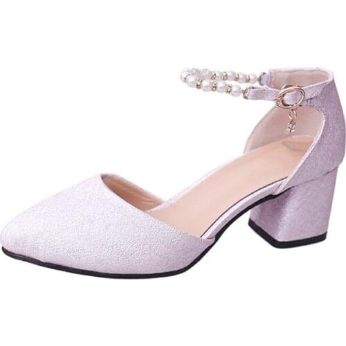 Summer Ladies Shoes High Heels mules Chaussures Femme Sapatos Mulher Rhinestone Sandalias Elegantes Scarpe Donna Dames Schoenen