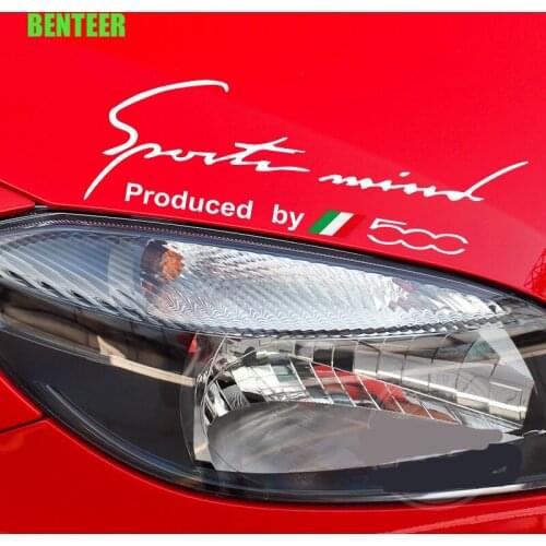Car windows sticker for fiat 500