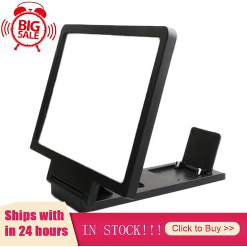 Desktop Phone Holder Stand Universal Mobile Phone Screen Magnifier 3D Enlarger Magnifying Video Amplifier Projector Bracket