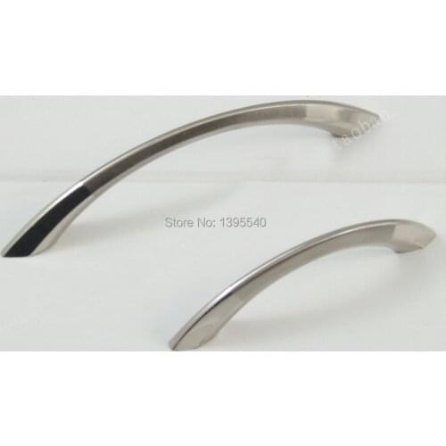 New 2pcs 64mm Cabinet Drawer Handles Kitchen Cabinet Knobs Brush Solid Handle Furniture Hardware Closet Knobs Win Cabinet Pulls