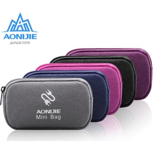 AONIJIE Earphone USB Cable Organizer Bag Charger Keys Digital Products Storage Bag Pouch Travel Bag Accessories Storage Case