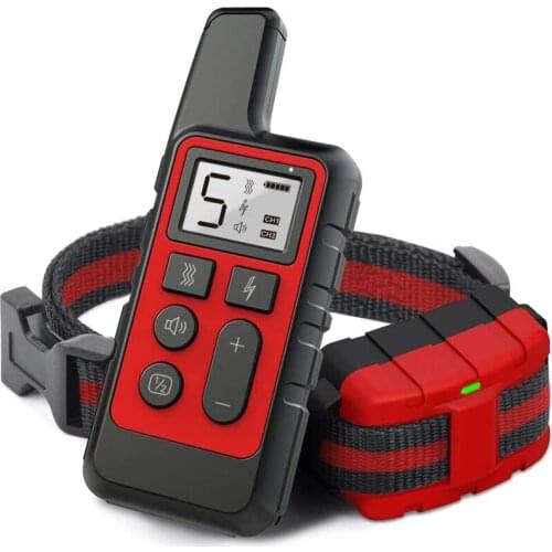 Dog Training Collar Rechargeable Bark Deterrents with Remote 640Ft Range And Waterproof 3 Modes Beep Vibration