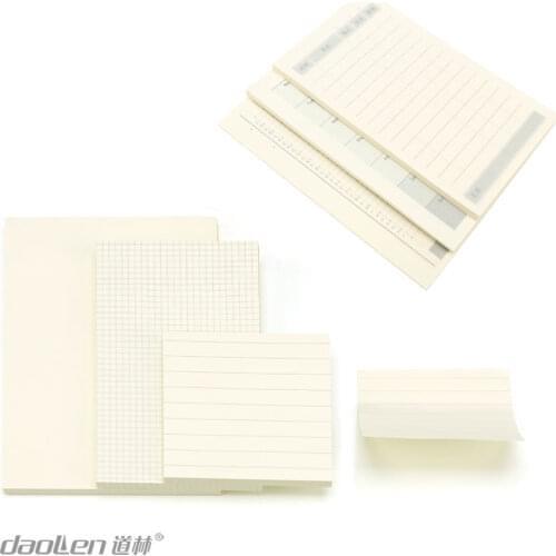 Simple Weekly Planner Book Desktop Schedule Month Plan Memo Sticky Notes Writing Pads Label Mark