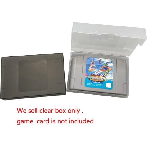 Transparent Storage Box Protector box for N64 Cartridge Card Box US/ EU/JP version Universal