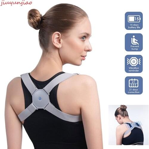 Adjustable Posture Corrector with Intelligent Sensor Vibration Reminder Adjustable Back Brace Support Smart Posture Corrector