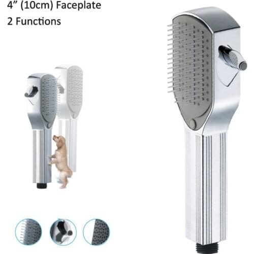 Handheld shower hot new ABS plating high-end shower suit oxygen ultra-thin pressurization water-saving shower heads