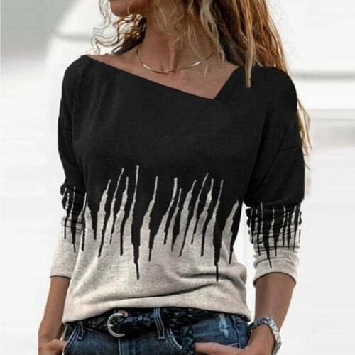 Женские рубашки с принтом UNIBLU China At AliExpress