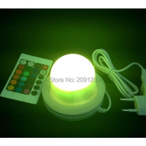 Best quality waterproof ip68 rgb multi color remote control induction charge led table light tubes