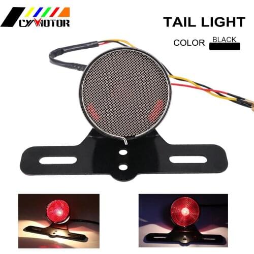 Motorcycle Brake Tail Rear Light Bulb for Harley Chopper Bobber Custom 12V Cafe Racer Motorbike Turn Signal Brake Lights scooter