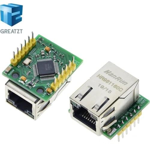 GREATZT Smart Electronics USR-ES1 W5500 Chip New SPI to LAN/ Ethernet Converter TCP/IP Mod for Arduino