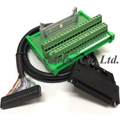 IDC40 IDE calbe, IDC40 to terminal block breakout board idc 40 connector PLC relay adapter IDC40 breakout board IDC40 data cable