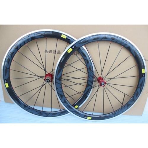 Cosmic SLR Alloy Carbon Wheels 50mm 700c Aluminium Carbon Fiber Road Bike Racing Wheelset Clincher glossy finish