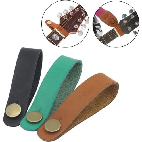 Leather Guitar Neck Strap Hook Extender With Buttons For Many Types Of Guitars Instrument Guitar Parts & Accessories