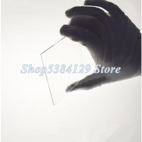 Laboratory ultra-thin electronic glass substrate / soda lime glass square 100 × 100 × 0.7mm