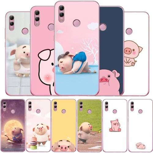 Cute Cartoon Pig For Huawei Mate 9 10 20 30 Pro lite Phone for honor 9 V9 10 20 30 Lite Pro V10 soft Back Cover