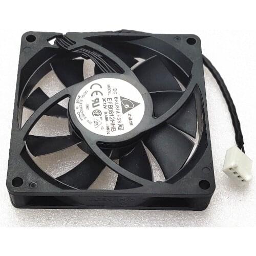 New 80mm Comptuer PC Cpu Pwm Cooling Fan 8cm 4-Pin 4Pin EFB0812HHB 12V 0.40A Sigle Ball Bearing 80X80X15mm 8015 for Delta