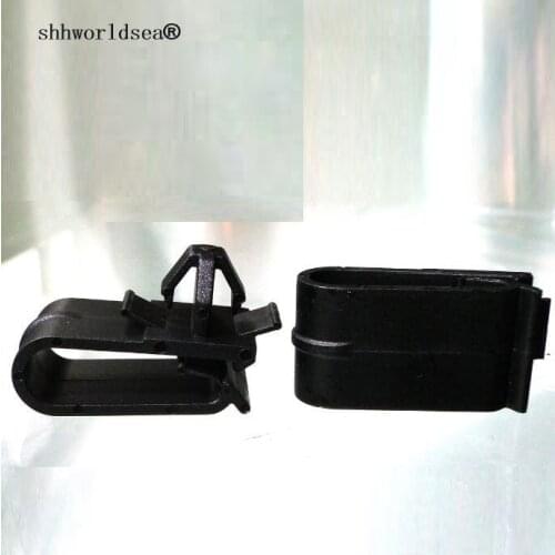 Shhworldsea 100pcs car plastic clip and automotive fasteners Pipe clamp with motivation 23E8.152.119