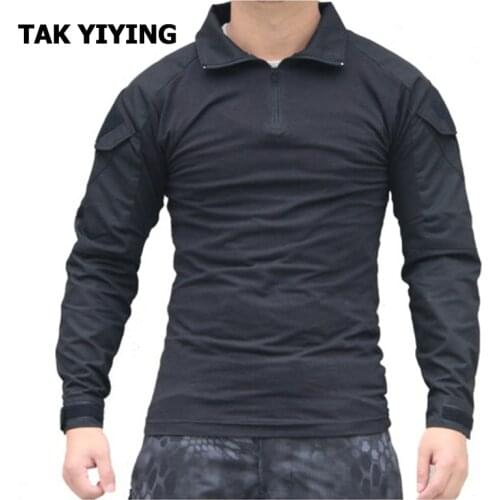 TAK YIYING Heat Resistant Tactical Long Sleeve Lightweight Outdoor Combat Shirt With Elbow pads