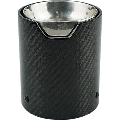 Gas Outlet 80mm Real Carbon Fiber Exhaust Tips Muffler Pipe for M2 F87 M3 F80 M4 F82 F83 M5 F10 M6 F12 F13