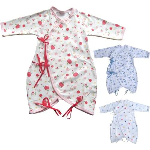 Y330 Baby clothes newborn baby cotton long-sleeved leotard Romper climbing clothes Three kinds of patterns can be selected