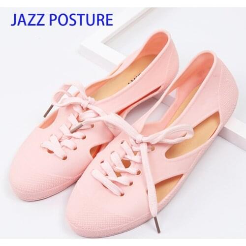 2020 summer Women open toe sandals lace-up casual flat sandals rubber leather sandals White black apricot pink size 36-41 z467