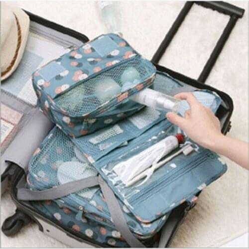 1PCS Travel Cosmetic Storage MakeUp Portable Bag Folding Hanging Organizer Pouch