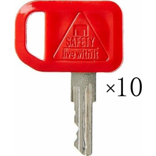 10) For John Deere Heavy Construction Equipment Ignition Keys AT195302