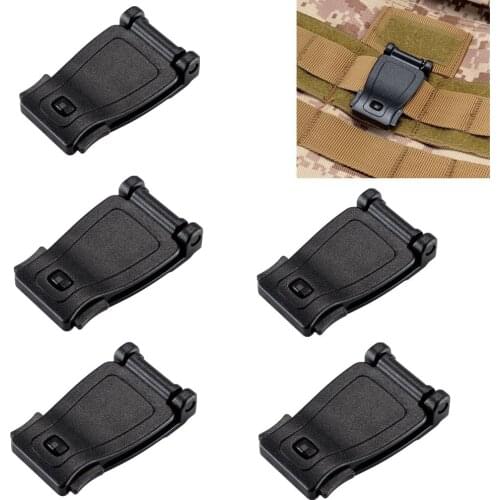 2/5 Pcs/set Outdoor Camping Bag Buckle Backpack Webbing Clip Tactical Carabiner Camping Equipment EDC Hunting Tools