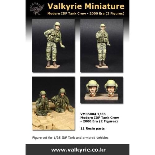 1:35 ratio die-cast resin Russian special forces soldiers 2 figures need to be assembled and colored by themselves