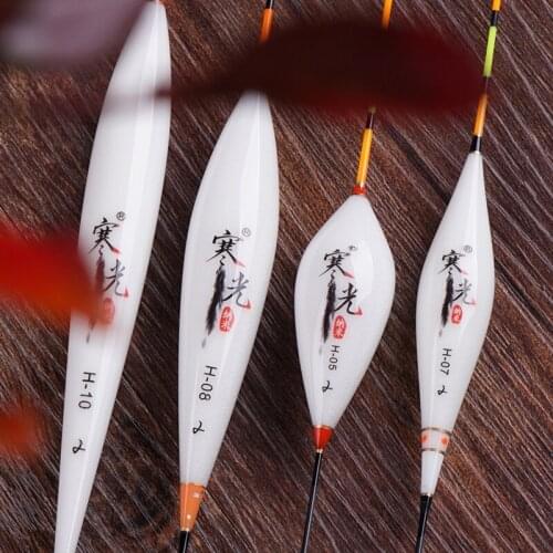 3pcs/lot Carp&Crucian Fishing Floats Deep Water Flotador Fresh Water Pesca Flat Tail Composite Nano Bobber Fishing Accessories