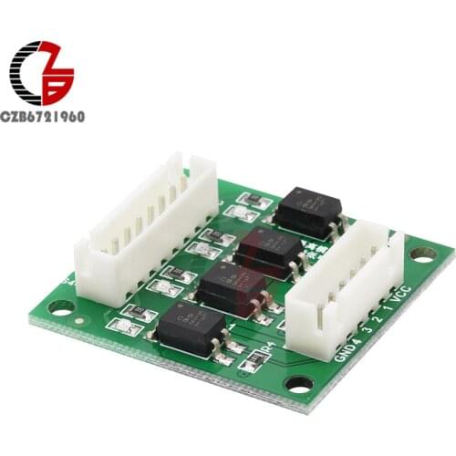 4 Channel Optical Coupler Isolation High/Low Level Voltage Converter Module