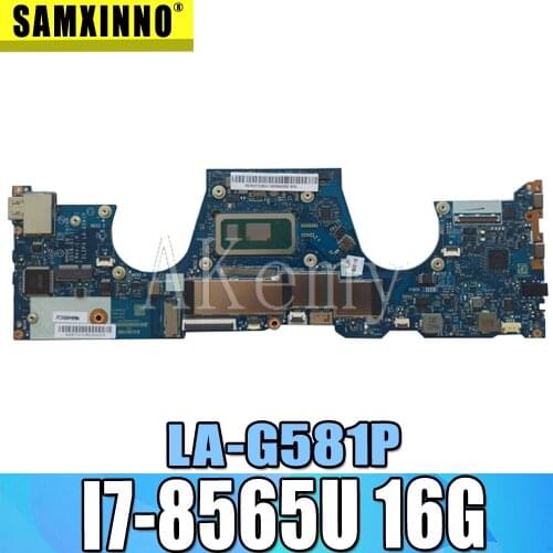 5B20T02804 For Lenovo YOGA Y730 -13IWL motherboard LA-G581P Mainboard 100% fully tested WHL I7 UMA 16G