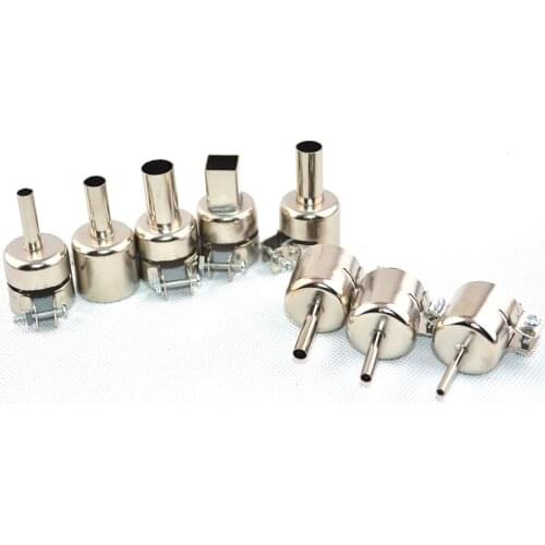 8pcs/set Universal BGA Nozzle SAIKE ATTEN 852D+ 850 909D Hot air soldering station hot air station Dedicated Free shipping