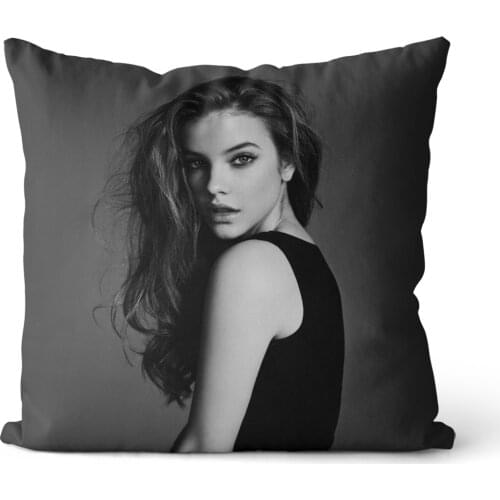 Barbara Palvin pillow case pure cotton linen pillow case party home sofa cushion cover 45x45cm 40x40cm