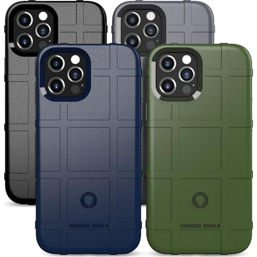 For Iphone 12 Case Rugged Armor Shockproof Cover For Iphone 12 12 Pro 12 Pro max Soft Silicon Button Protection