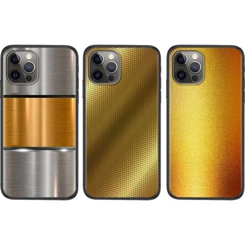 Dark Brushed Metal Texture For Galaxy Note 10 Lite 9 8 20 Pro A7 A8 2018 A10 M31 M51 A10S A11 Vintage Art Diy Luxury Phone Case