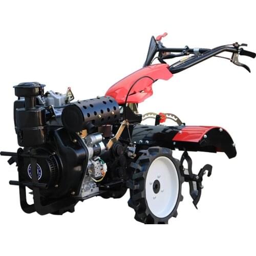 Diesel Tillage Machine Electric Start Type Micro Rotary Tiller 4-stroke Gasoline Engine Agricultural Weeding Machine